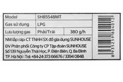 Bếp ga âm Sunhouse SHB5548MT