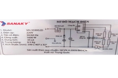 Lò nướng Sanaky VH3599S2D 35 lít