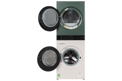 Tháp giặt sấy LG WashTower Inverter giặt 14 kg - sấy 10 kg WT1410NHEG