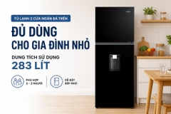 Tủ lạnh Aqua Inverter 283 lít AQR-T305FA(WLB)