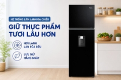 Tủ lạnh Aqua Inverter 283 lít AQR-T305FA(WLB)