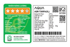 Tủ lạnh Aqua Inverter 315 lít AQR-T385FA(SL)