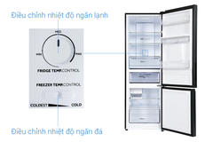 Tủ lạnh Aqua Inverter 324 lít AQR-B390MA(WSL)