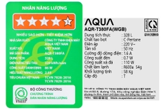 Tủ lạnh Aqua Inverter 328 lít AQR-T380FA(WGB)