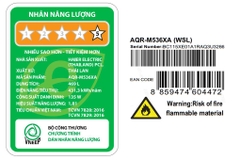 Tủ lạnh Aqua Inverter 469 lít Multi Door AQR-M536XA(WSL)