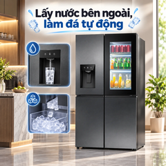 Tủ lạnh Hisense Inverter 615 lít Multi Door RQ600P7AB