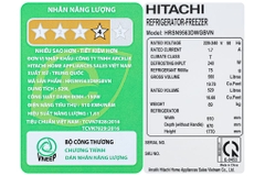 Tủ lạnh Hitachi Inverter 529 lít Side By Side HRSN9563DWGBVN