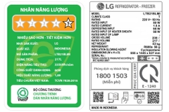 Tủ lạnh LG Inverter 217 lít LTB21BLMI