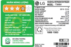 Tủ lạnh LG Inverter 292 lít T30SV