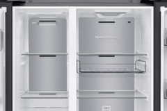 Tủ lạnh Samsung Inverter 615 lít Side By Side AI Home RS90F65D2FSV