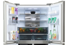 Tủ lạnh Sharp Inverter 525 lít Multi Door SJ-FX610V-SL