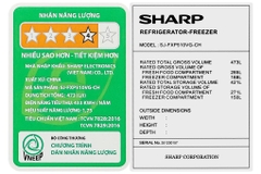 Tủ lạnh Sharp Inverter Multi Door 421 lít SJ-FXP510VG-CH