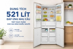 Tủ lạnh Toshiba Inverter 521 lít Multi Door GR-RF681WI-PGV(D4)