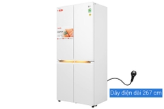 Tủ lạnh Toshiba Inverter 535 lít Japandi Multi Door GR-RF695WI-PGV(67)