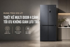 Tủ Lạnh Xiaomi Inverter 510 lít Multi Door Mijia Cross Door VN MRC51HMPAVN
