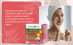 Kem Dưỡng Da Hoa Anh Thảo Healthy Care Lanolin Cream With Evening Primrose Oil 100g