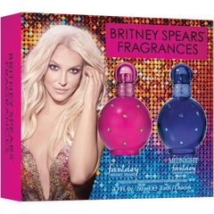Bộ Đôi Nước Hoa Nữ Britney Spears Fantasy Eau de Parfum 50ml + Midnight Fantasy Eau de Parfum 50ml 2 Piece Set