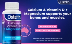 Ostelin Calcium & Vitamin D3 + Magnesium 100V & 200V