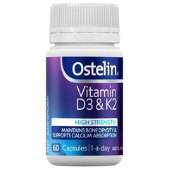 Ostelin Vitamin D3 & K2 (High Strength) 60V & 120V