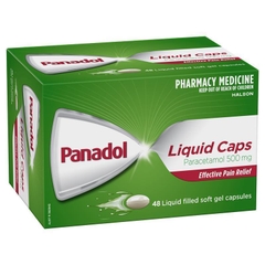 Panadol Liquid Capsules Paracetamol Pain Relief 16 Capsules