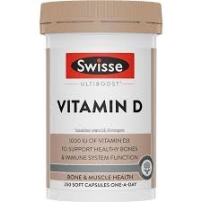 Swisse Vitamin D(500Vien,400Vien,150Vien)