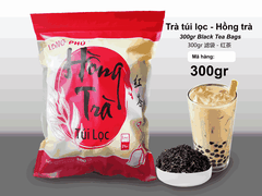 Hồng Trà Túi lọc Long Phú gói 300gr (10gói*30gr) - Thơm ngon, đậm vị trà thiên nhiên