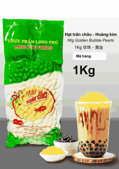Trân châu HOÀNG KIM Đặc Biệt Long Phú gói 1kg - Size Trung Truyền thống - Không có vị ngọt