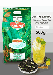 Lục Trà Lài 999 (Trà Xá) Long Phú gói 500gr - Trà Thượng Hạng - Ngát hương trà xanh và hương lài thơm ngon, đậm vị trà thiên nhiên