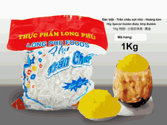 Trân châu Sợi NHUYỄN (Nhỏ) Hương HOÀNG KIM Đặc Biệt Long Phú gói 1kg - Size Sợi Nhuyễn (mini) - Không có vị ngọt