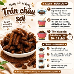 Trân châu Sợi Đặc Biệt Long Phú gói 1kg - Size Sợi Trung - Không có vị ngọt