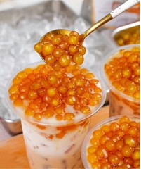 Trân châu HOÀNG KIM Đặc Biệt Long Phú gói 1kg - Size Trung Truyền thống - Không có vị ngọt