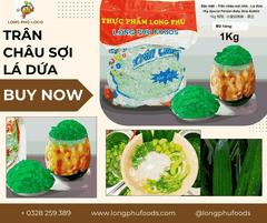 Trân châu Sợi Hương LÁ DỨA Đặc Biệt Long Phú gói 1kg - Size Sợi Trung - Không có vị ngọt