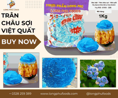 Trân châu Sợi Hương VIỆT QUẤT Đặc Biệt Long Phú gói 1kg - Size Sợi Trung - Không có vị ngọt