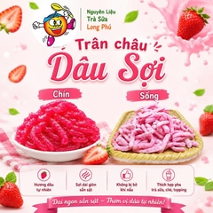 Trân châu Sợi Đặc Biệt Long Phú gói 1kg - Size Sợi Trung - Không có vị ngọt