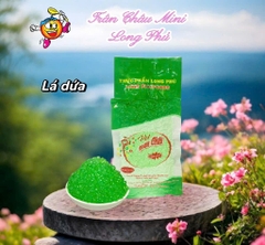 Trân châu Mini LÁ DỨA Đặc Biệt Long Phú gói 1kg - Size mini (hạt tiêu) 1.2li - Không có vị ngọt