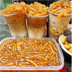 [Longphufoods] Trân châu Sợi nhuyễn (size nhỏ) LONG PHÚ gói 1kg Topping dẻo thơm dai ngon từng sợi trân  châu