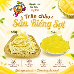 Trân châu Sợi Đặc Biệt Long Phú gói 1kg - Size Sợi Trung - Không có vị ngọt