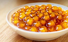 Trân châu HOÀNG KIM Đặc Biệt Long Phú gói 1kg - Size Trung Truyền thống - Không có vị ngọt