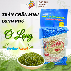 Trân châu Mini Ô LONG Đặc biệt Long Phú gói 1kg - Size mini (hạt tiêu) 1.2li - Không có vị ngọt