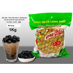 Trân Châu Đường Đen LONG PHÚ size TO 14 ly