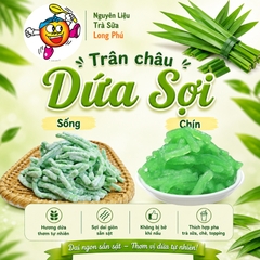 Trân châu Sợi Đặc Biệt Long Phú gói 1kg - Size Sợi Trung - Không có vị ngọt