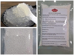 Trân châu SẤY KHÔ Hương VANI TRẮNG Long Phú gói 300gr - Size mini (hạt tiêu) 1.2li - Không có vị ngọt
