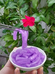 Trân châu Sợi Hương KHOAI MÔN Đặc Biệt Long Phú gói 1kg - Size Sợi Trung - Không có vị ngọt