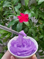 Trân châu Sợi Hương KHOAI MÔN Đặc Biệt Long Phú gói 1kg - Size Sợi Trung - Không có vị ngọt
