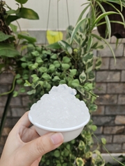 Trân châu TRẮNG THỦY TINH Đặc Biệt Long Phú gói 1kg - Size Trung Truyền thống - Không có vị ngọt