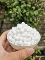 Trân châu TRẮNG THỦY TINH Đặc Biệt Long Phú gói 1kg - Size Trung Truyền thống - Không có vị ngọt