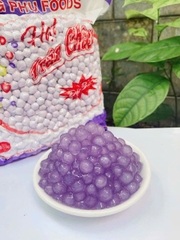 Trân châu KHOAI MÔN Đặc Biệt Long Phú gói 1kg - Size Trung Truyền thống - Không có vị ngọt