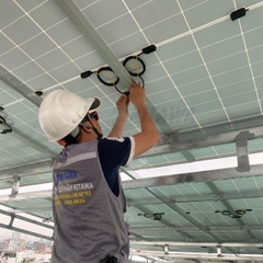 Hệ Điện Mặt Trời Hybrid 5kW 1 Pha Tự Lắp (Dùng Được Ban Đêm, Khi Cúp Điện) - Hoá Đơn 2 - 3 Triệu