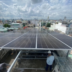 Hệ Điện Mặt Trời Hybrid 5kW 1 Pha Tự Lắp (Dùng Được Ban Đêm, Khi Cúp Điện) - Hoá Đơn 2 - 3 Triệu