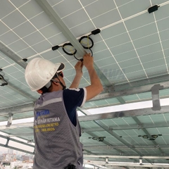 Hệ Điện Mặt Trời Hybrid 12kW 3 Pha Tự Lắp (Tiết Kiệm 5 - 7 Triệu Tiền Điện)